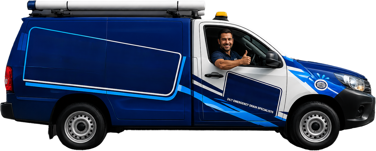 Homebush West Blocked Drains service van